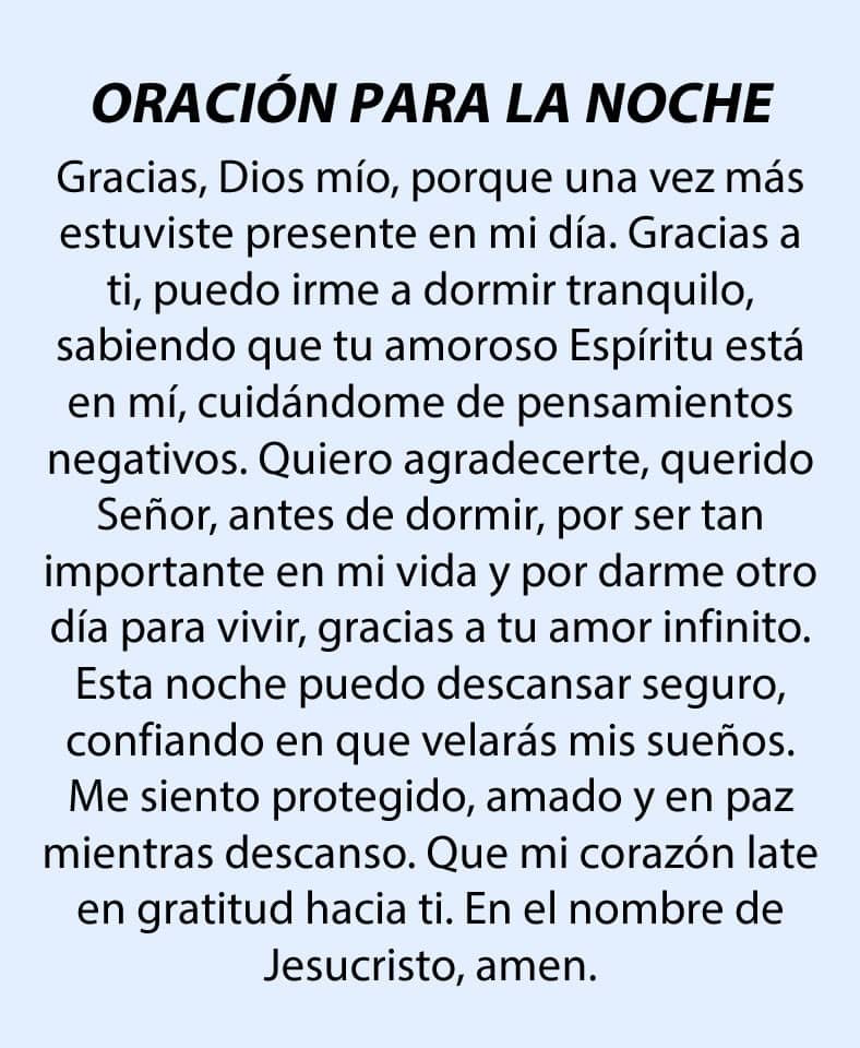 Oración Milagrosa Para Dormir en Paz y Protegido Oraciones Diarias