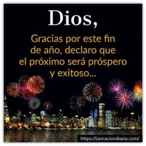oracion de año nuevo