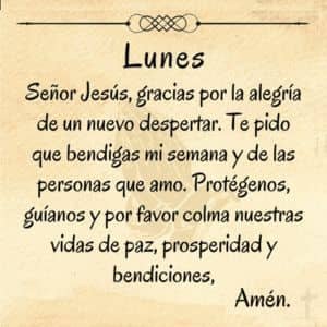 lunes oracion diaria