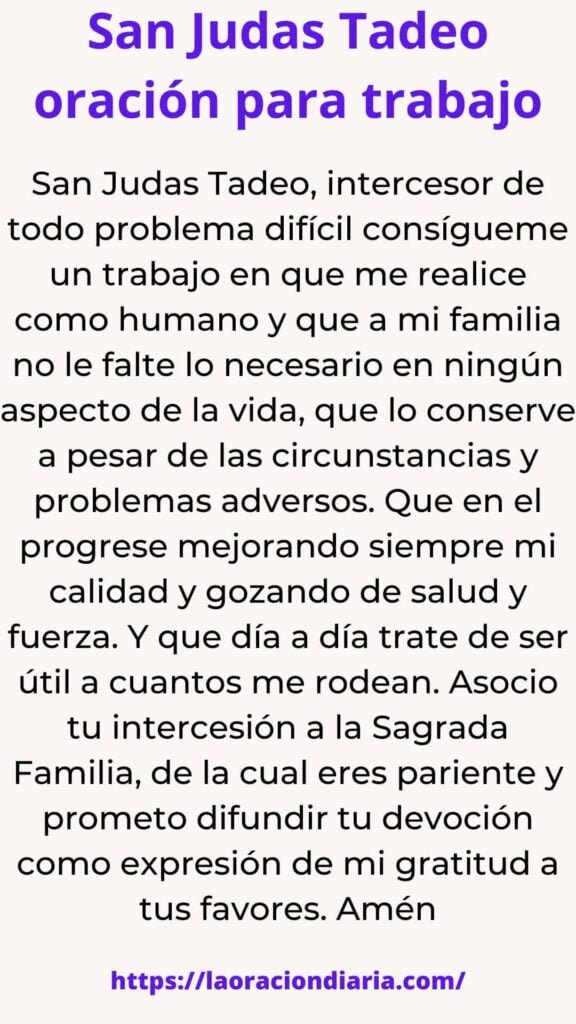 san judas tadeo oracion para trabajo san judas tadeo oracion para trabajo