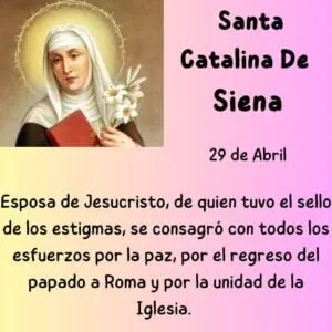 santa catalina de siena santo del dia