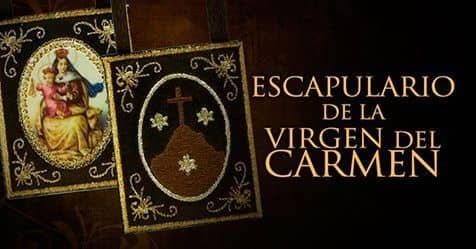 escapulario de la virgen del carmen