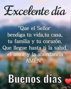 excelente dia con flores de fondo