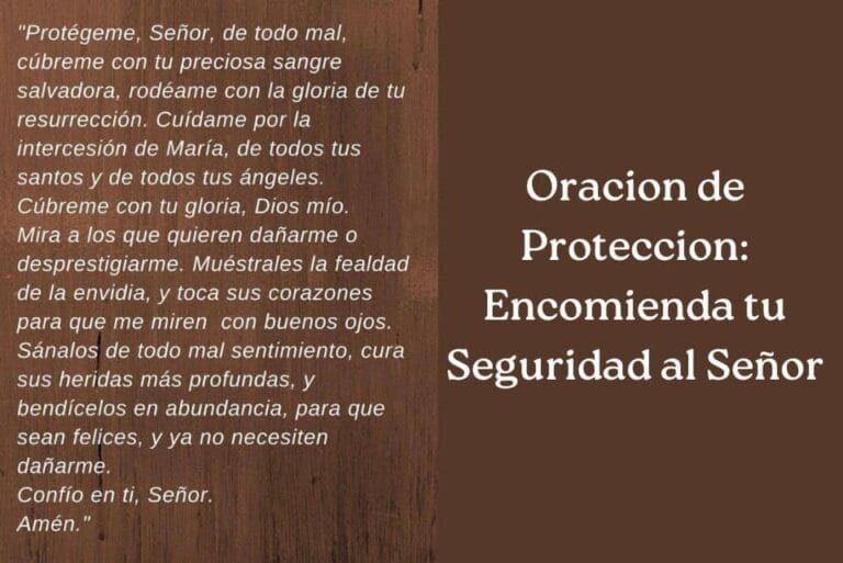 Oracion de Proteccion: Encomienda tu Seguridad al Señor ⋆ La Oración Diaria