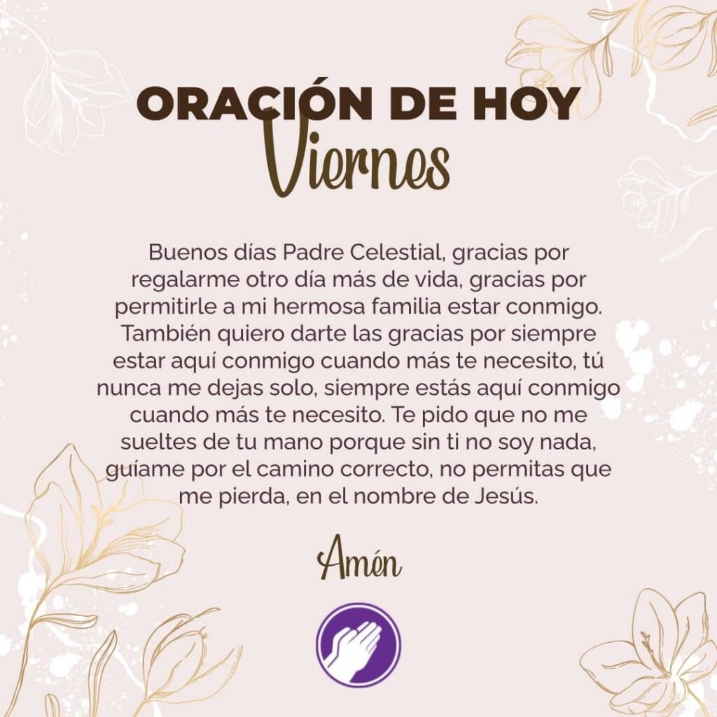 oración del viernes