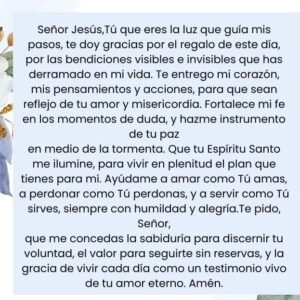 oracion del dia de hoy