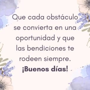 buenos dias bendiciones