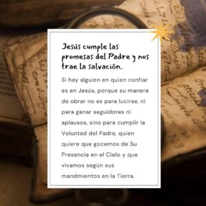 Jesucristo cumple las promesas