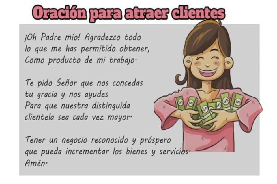 oracion para atraer clientes