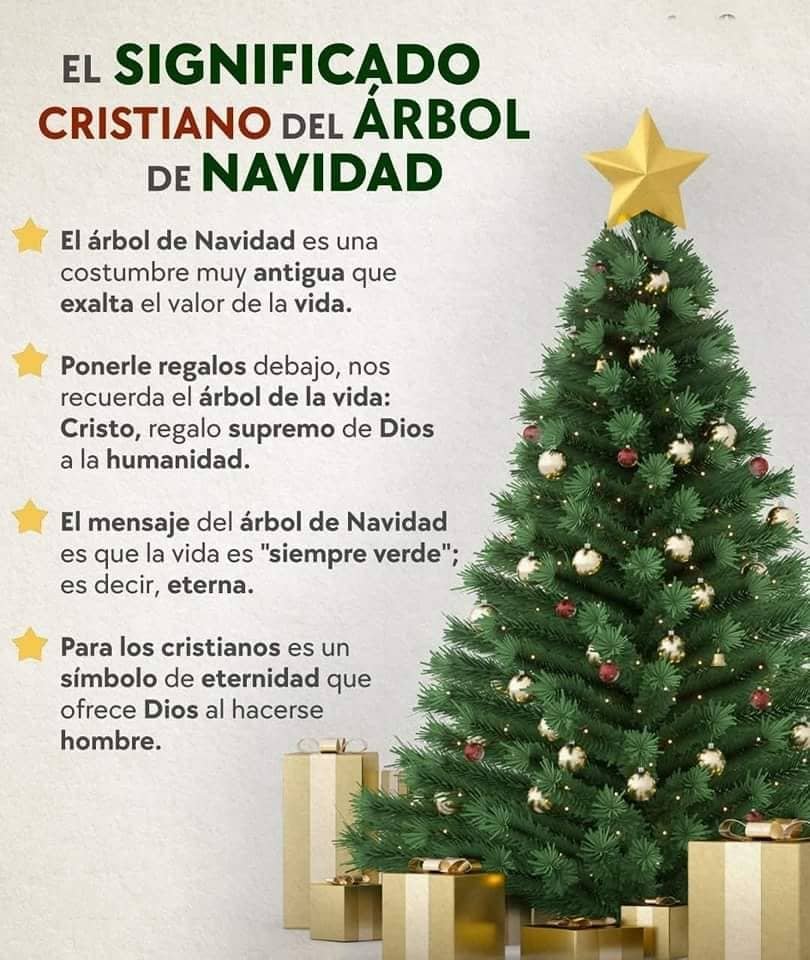 arbol de navidad cristiano