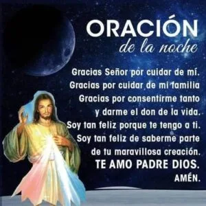 Oracion de la noche de Agradecimiento a Dios