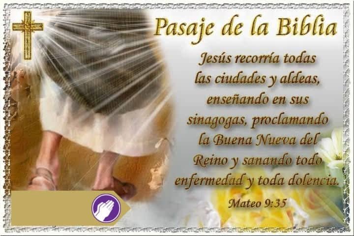 VERSICULO DE LA BIBLIA MATEO 3-35 10 DE FEBRERO