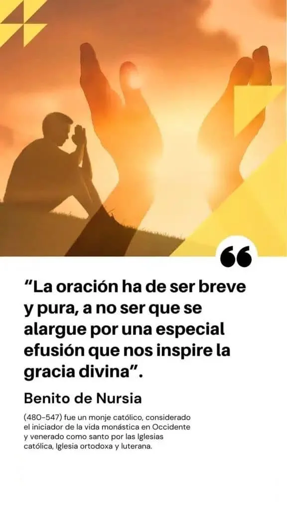 frases de san benito abad