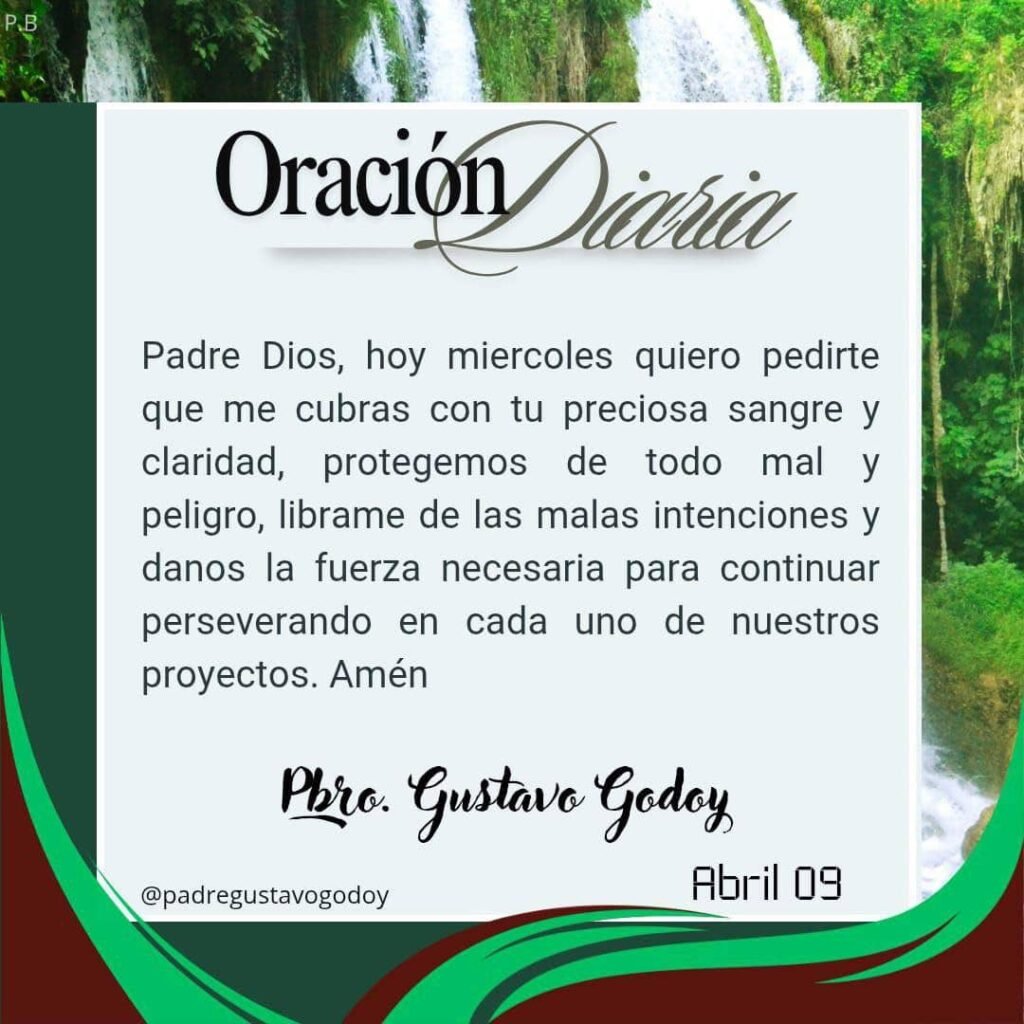 padre gustavo godoy oracion diaria