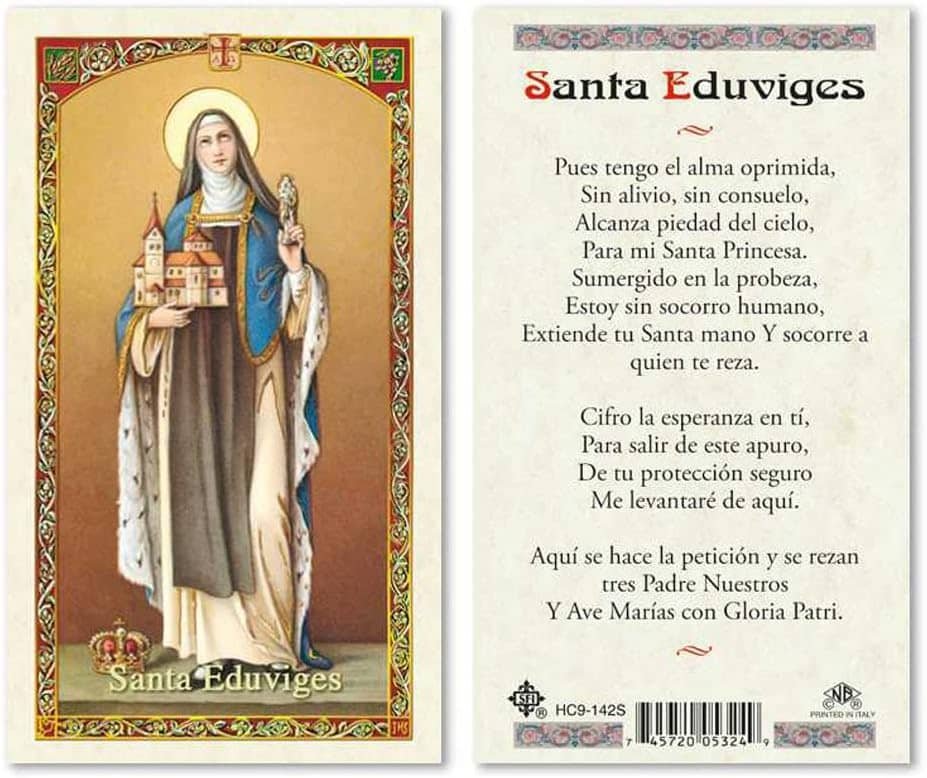 estampa de santa eduvigis