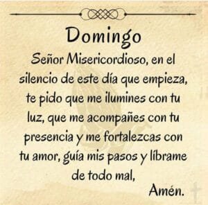 Oraciones Cortas para cada día de la semana ⋆ La Oración Diaria