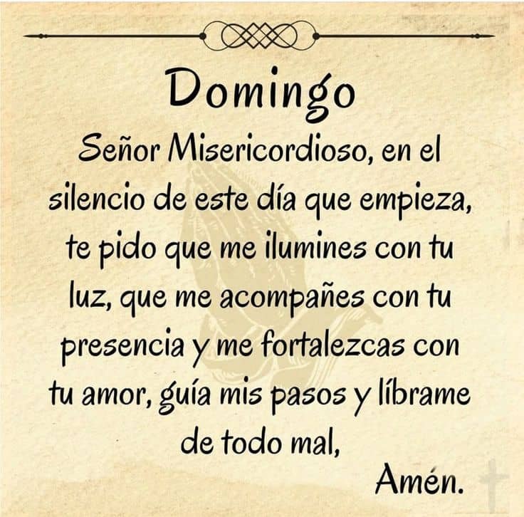 oracion del domingo