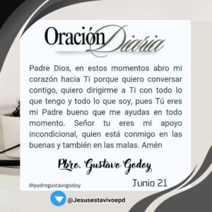 oracion del padre gustavo godoy