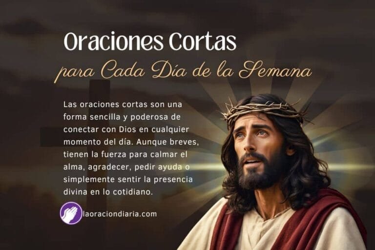 Oraciones Cortas para cada día de la semana ⋆ La Oración Diaria