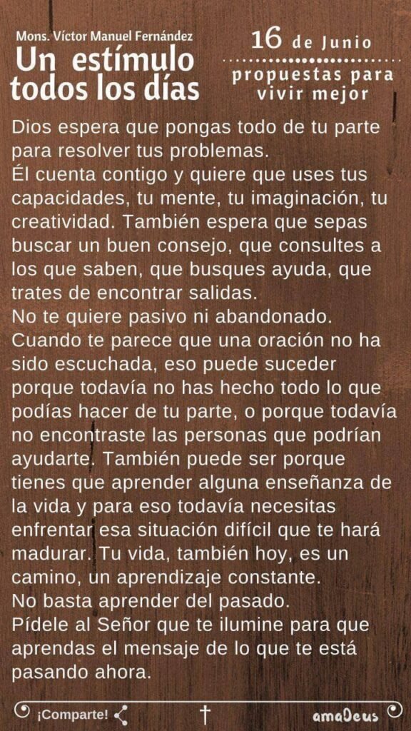 ESTIMULO DIARIO MONSEÑOR VICTOR FENANDEZ