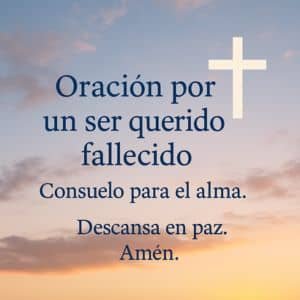 oración corta por los difuntos