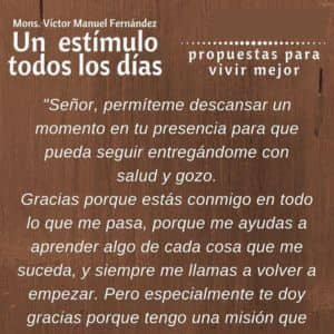 cardenal victor manuel fernandez propuestas para vivir mejor