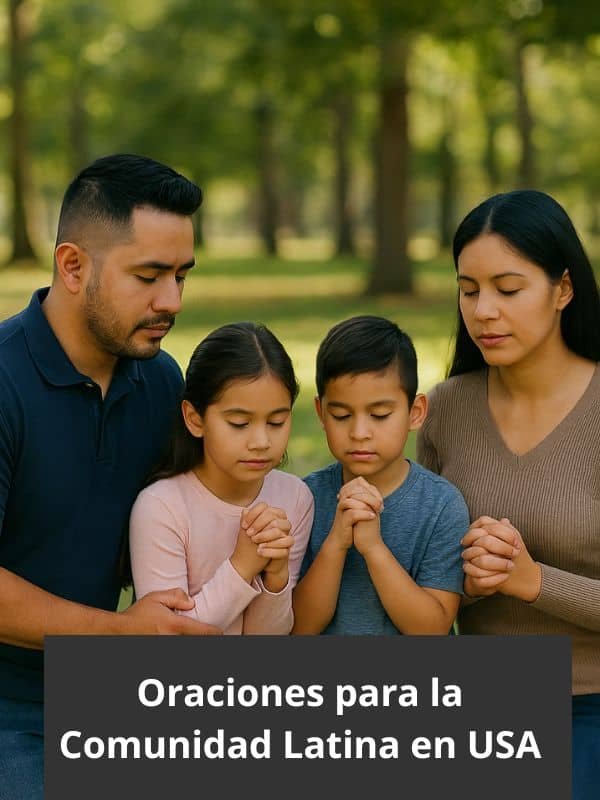 Comunidad latina orando por protección y unidad en USA