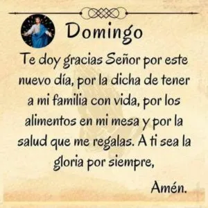 oracion poderosa para el domingo