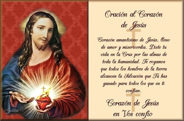 oracion al sagrado corazon de jesus